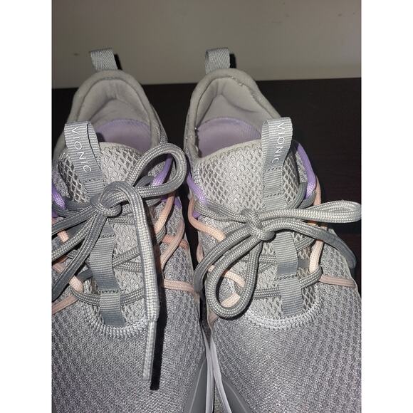 Vionic Women's Slip On Sneakers 8M Mesh Zeliya Walking Shoes Comfort Gray - Picture 10 of 14